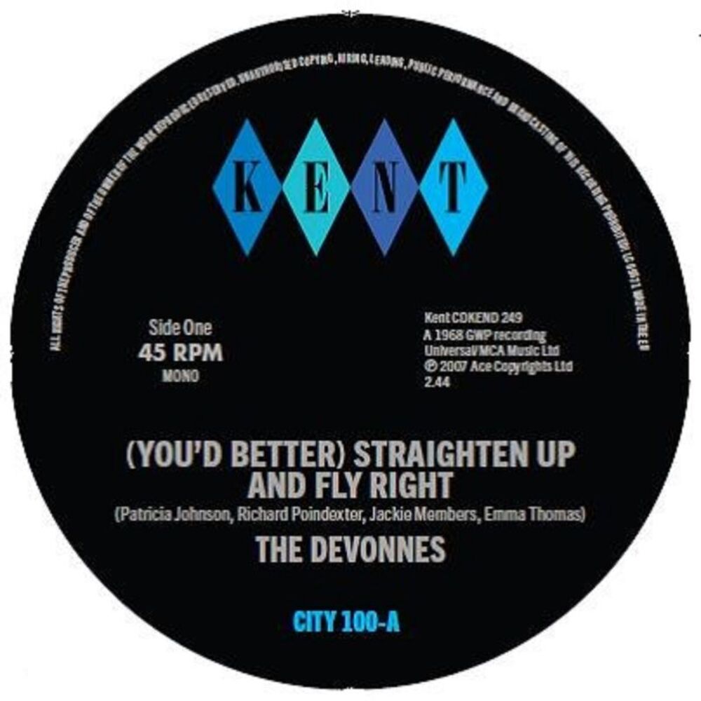 Devonnes - You'd Better / Straighten Up & Fly Right / Doin' The Gittin' Up